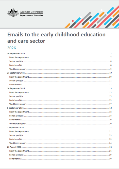 ECEC newsletter 30 September 2026 thumbnail.